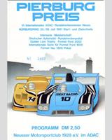 Programme Cover - Interserie Nürburgring Pierburg Preis 1981