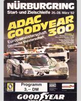Programme Cover - Interserie Nürburgring 1982