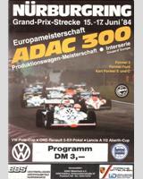 Programme Cover - Interserie Nürburgring 300 1984