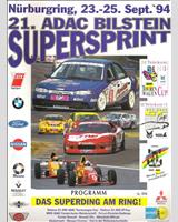 Programme Cover - ADAC GT Cup Nürburgring Supersprint 1994