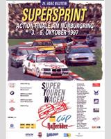 Programme Cover - ADAC GT Cup Nürburgring Supersprint 1997