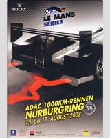 Programme Cover - ADAC GT Masters Nürburgring 2008