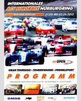 Programme Cover - International GT Open Nürburgring 2013