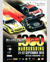 Programme Cover - Nürburgring 1000 Kilometres 2013