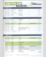 Schedule of Events - Nürburgring 6 Hours 2016