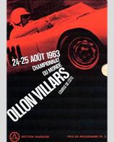 Programme Cover - Ollon-Villars 1963