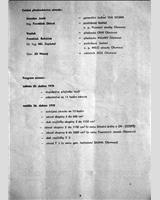 Schedule of Events - M ČSSR Olomouc 1970