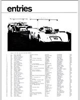 Entry List - SCCA Regional Ontario [ASR+BSR+AP+BP+CP+DP+AS] 1970