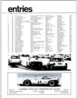 Entry List - SCCA National Ontario [CP+DP+EP] 1970
