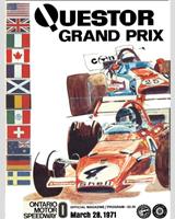 Programme Cover - Questor Grand Prix 1971