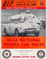 Programme Cover - SCCA National Oregon [FP+GP+HP] 1965