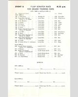 Entry List - BARC Oulton Park - Grand Touring 1600 cc 1964