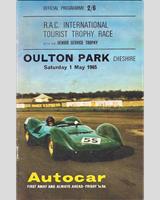 Programme Cover - Tourist Trophy 1965