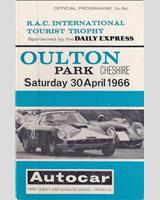 Programme Cover - Tourist Trophy 1966