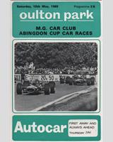 Programme Cover - MGCC Oulton Park [Clubman] 1969