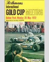 Programme Cover - International Gold Cup 1972