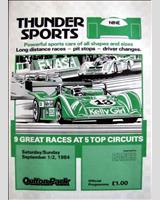 Programme Cover - Thundersports Oulton Park 1984