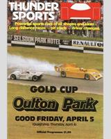 Programme Cover - Thundersports Oulton Park 1985