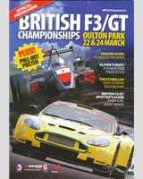 Programme Cover - British GT Championship Oulton Park 2008