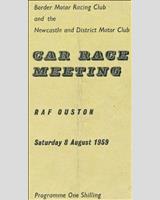 Programme Cover - NDMC & BMRC Ouston [S1.5/S+1.5] 1959