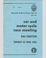 Programme Cover - NDMC Ouston [FJr./S1.6] 1963