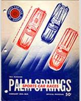 Programme Cover - Palm Springs [FP+GP] 1956