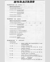 Schedule of Events - GP France 1973