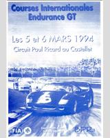 Programme Cover - Paul Ricard 4 Hours 1994