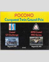 Programme Cover - Pocono 100 Miles 1977