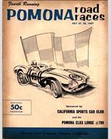 Programme Cover - Pomona [Production MG 1.5] 1957