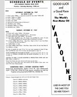 Schedule of Events - Pomona [MG] 1957