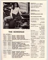 Schedule of Events - SCCA National Portland [CSR+CP+DP+EP+BS] 1972