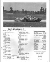 Schedule of Events - Rose Cup Portland 1973