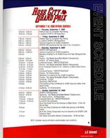 Schedule of Events - American Le Mans Series Portland 2000