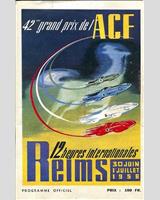 Programme Cover - 12 h Reims 1956
