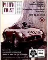 Programme Cover - SCCA Divisional Riverside [FP] 1963