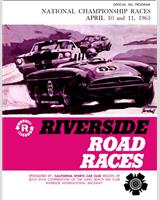 Programme Cover - SCCA National Riverside [AP+BP+CP] 1965