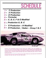 Schedule of Events - SCCA National Riverside [AP+BP+CP] 1965