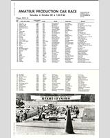 Entry List - Amateur Production Car Race Riverside 1965