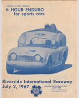 Programme Cover - Riverside 6 Hours 1967