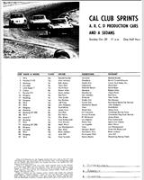 Entry List - SCCA Regional Riverside [AP+BP+CP+DP+AS] 1967