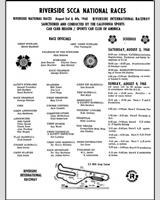 Track Map - SCCA National Riverside  - Classes: CP+DP 1968