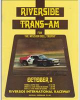 Programme Cover - Trans-Am Championship Riverside -  Two Five Challenge 1971