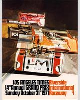 Programme Cover - Can-Am Riverside 1971