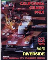 Programme Cover - Can-Am Riverside 1978