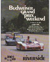Programme Cover - Can-Am Riverside 1980