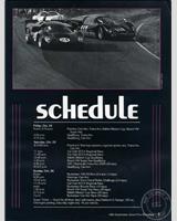 Schedule of Events - Can-Am Riverside 1980