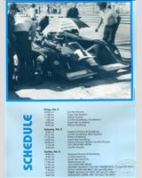 Schedule of Events - Can-Am Riverside 1981