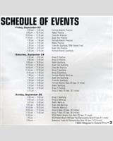 Schedule of Events - Trans-Am Riverside 1983