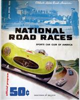 Programme Cover - SCCA National Road America - Classes DP+EP 1956